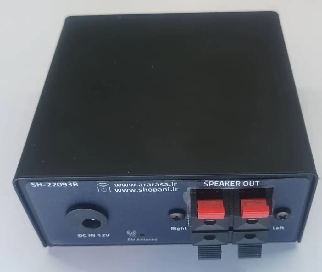 پخش کننده صوتی بلوتوثی با آمپلی فایر 2x40W مدل D22002 — تصویر ۵
