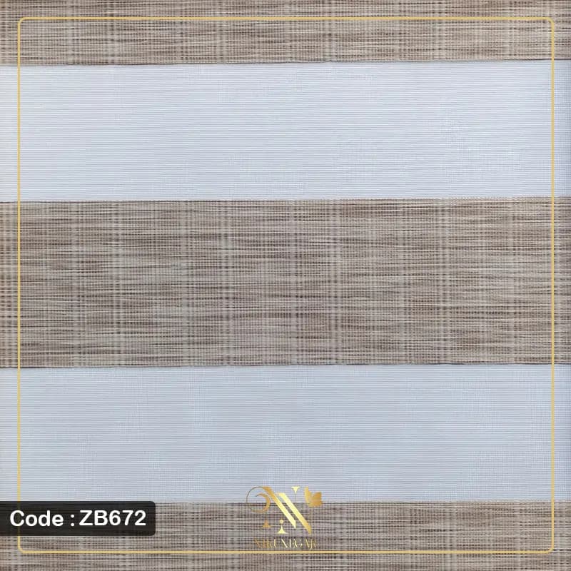 پرده زبرا طرح دار مدل ZB672