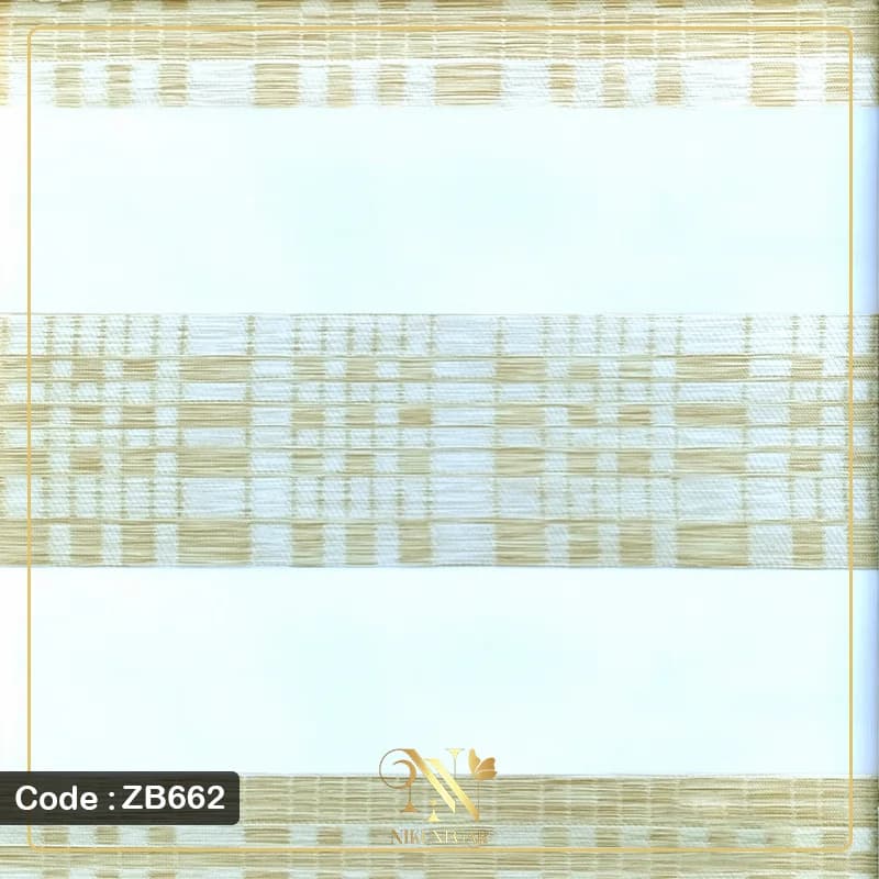 پرده زبرا طرح دار مدل ZB662