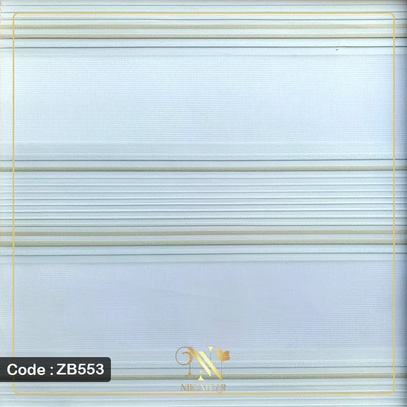 پرده زبرا پلیسه مدل ZB553 — تصویر ۲