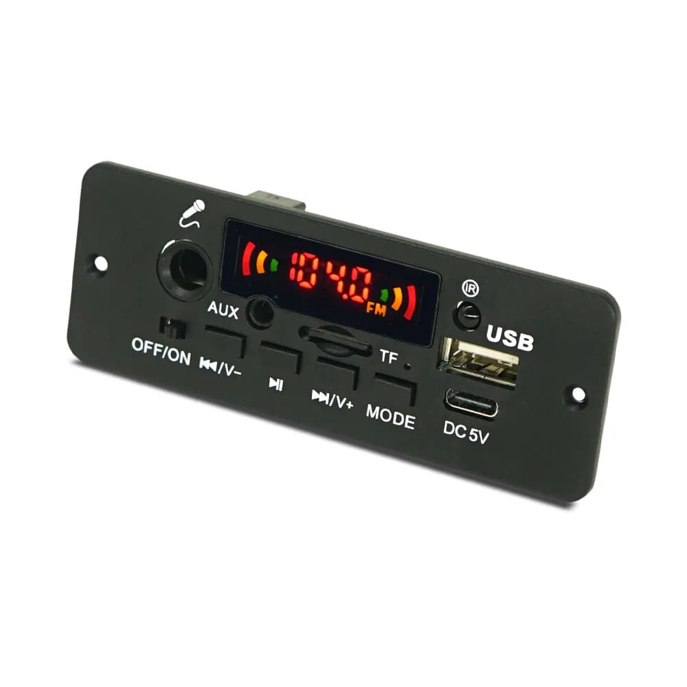 پنل پخش کننده صوتی مدل JQ-D135BT با آمپلی‌فایر 2×40 وات و بلوتوث | Audio Player Panel JQ-D135BT Bluetooth Amplifier 80W — تصویر ۴