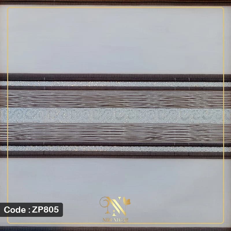 پرده زبرا طرح دار مدل ZP805