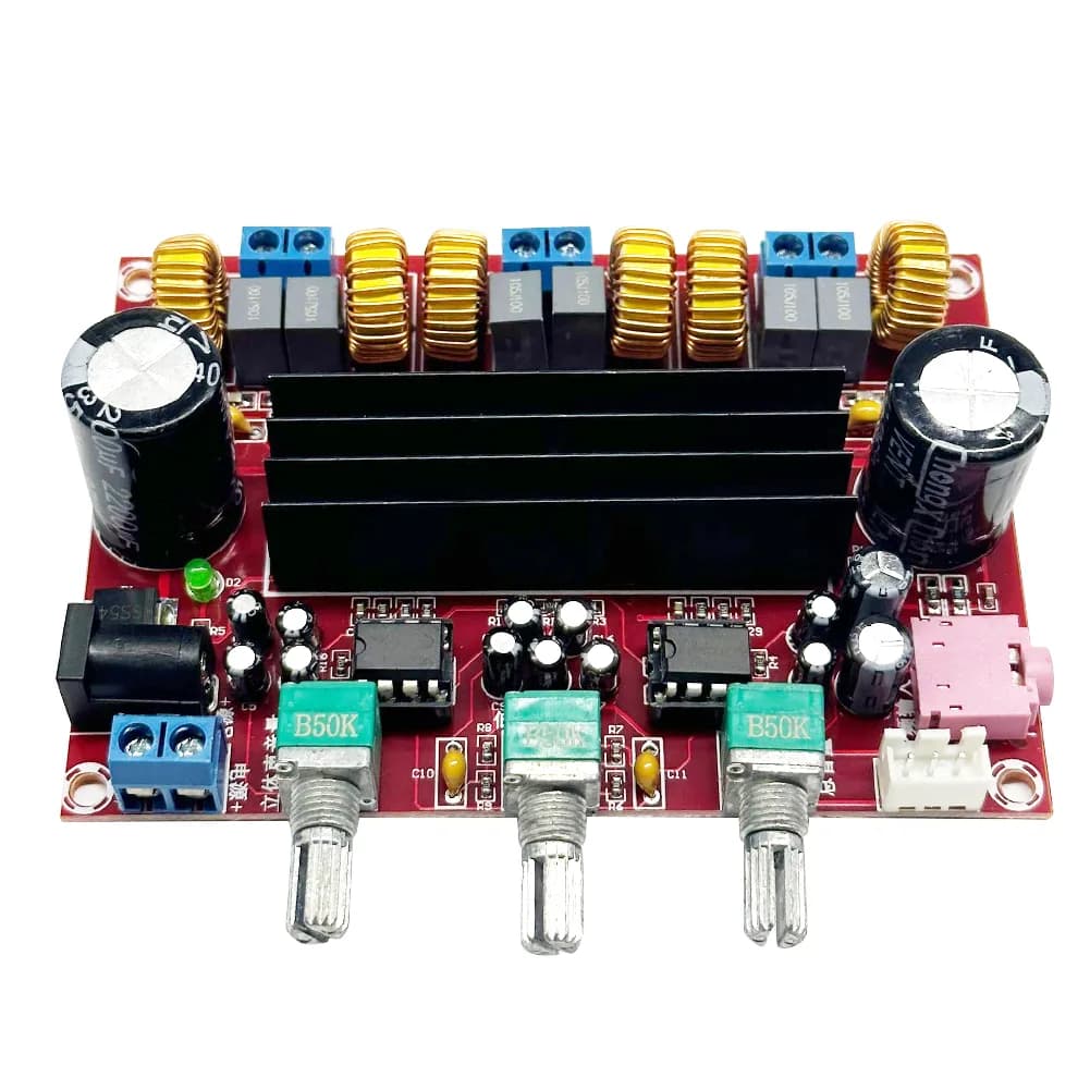 ماژول آمپلی فایر XH-M139 با آی‌سی TPA3116D2 – اورجینال %100استریو 2×50W + ساب 100W – کلاس D — تصویر ۵