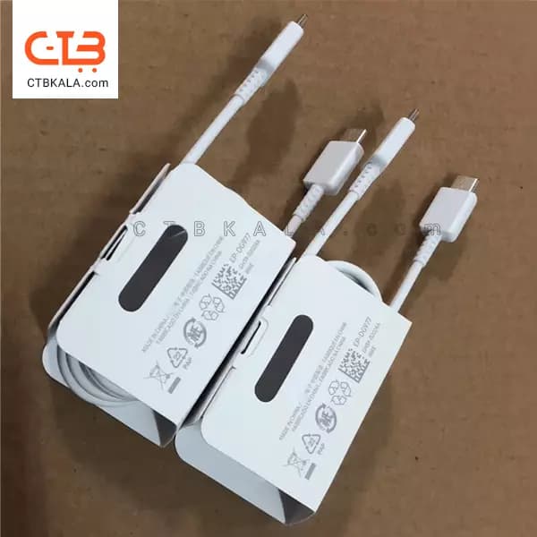 کابل دو سر تایپ سی اصلی سامسونگ EP-DG977 Type-C Cable — تصویر ۴