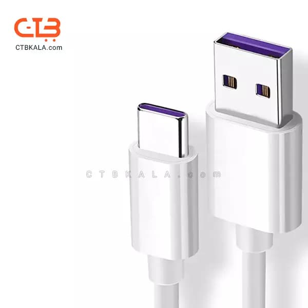 کابل شارژ اصلی سر جعبه هواوی تایپ c سی — تصویر ۲