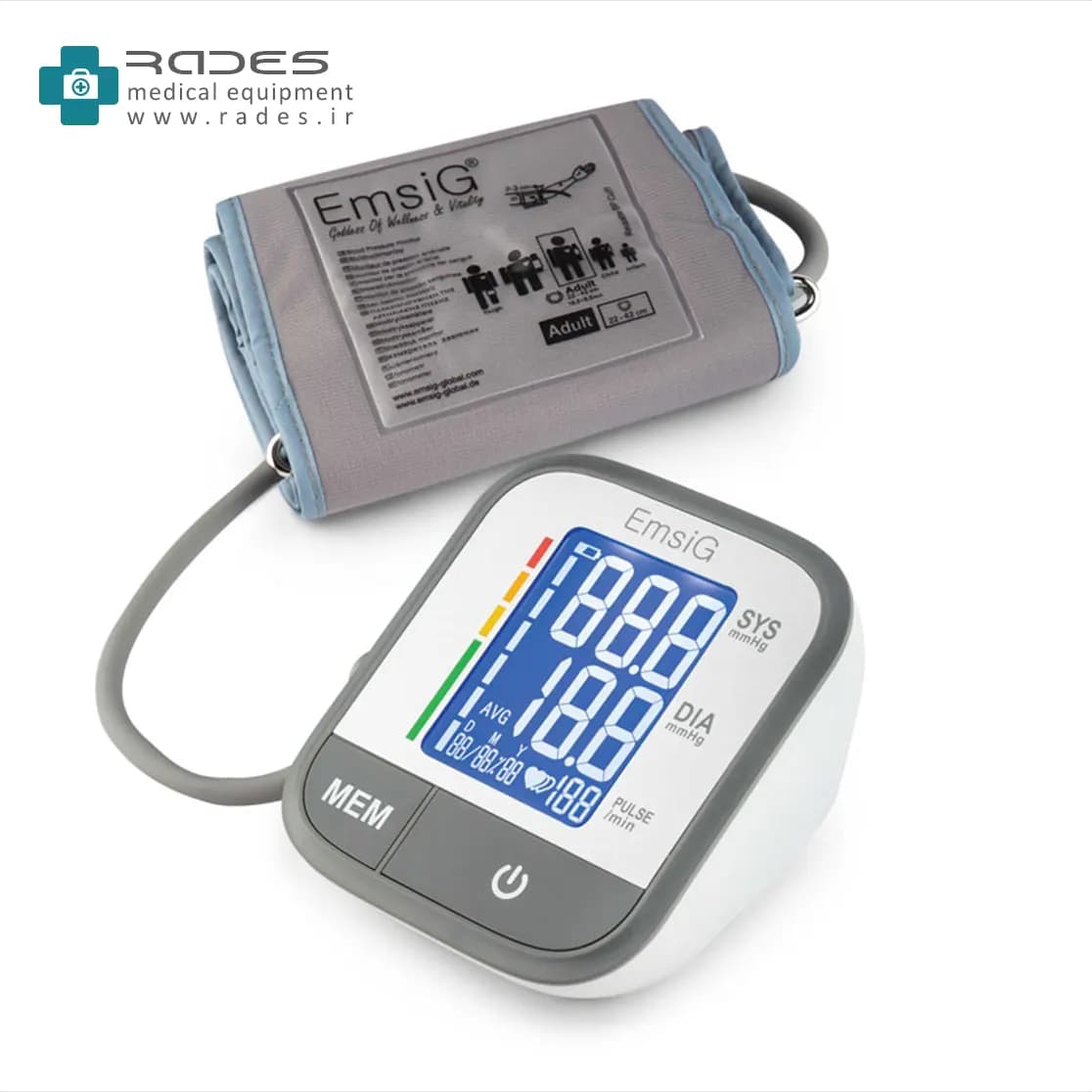 فشارسنج بازویی دیجیتال امسیگ مدل BO77 PLUS — تصویر ۴
