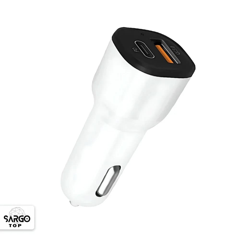 شارژر فندکی 48 وات 2 پورت کلومن مدل K-C107