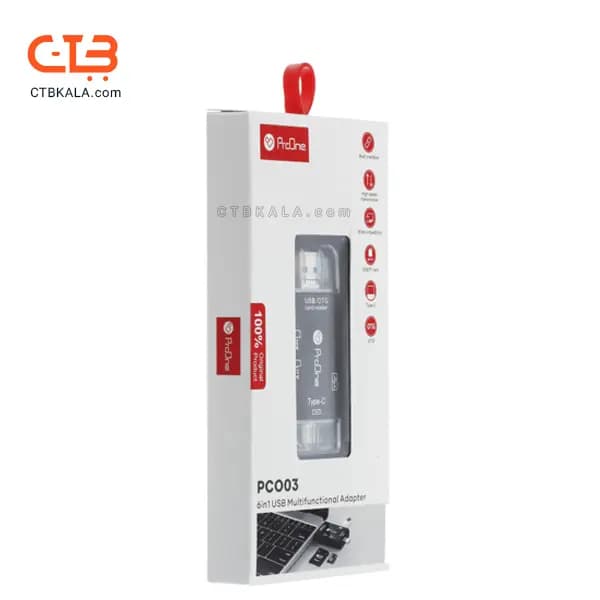 مبدل OTG Type-C OTG پرووان مدل PCO03 — تصویر ۲