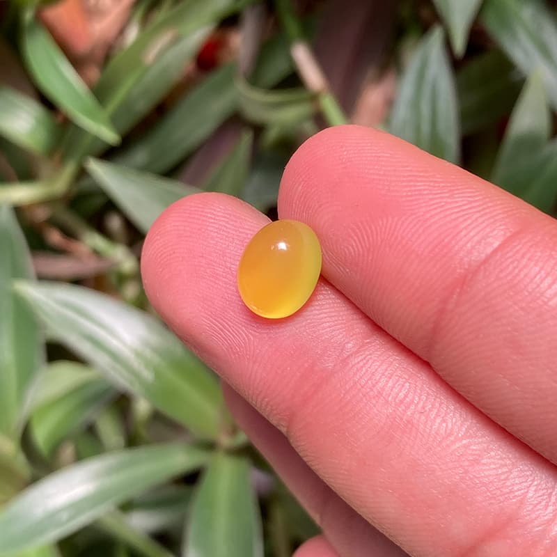 سنگ عقیق زرد اصل و معدنی (NA91) — تصویر ۴