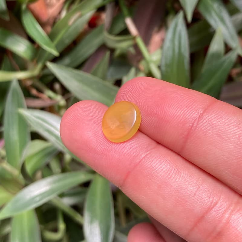 سنگ عقیق زرد اصل و معدنی (NA89) — تصویر ۴