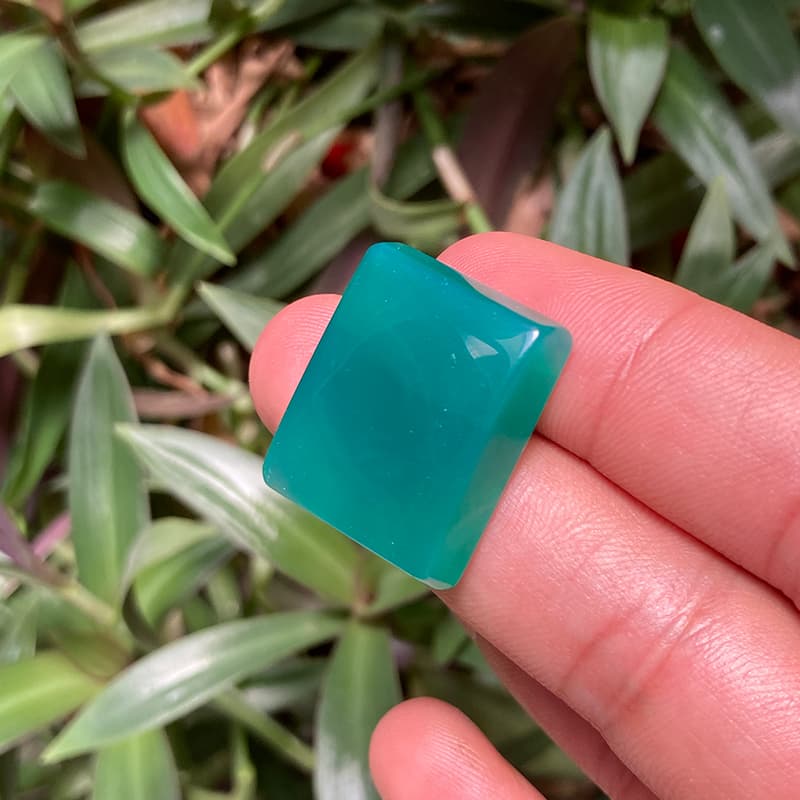 سنگ عقیق سبز اصل و معدنی (NA70) — تصویر ۴