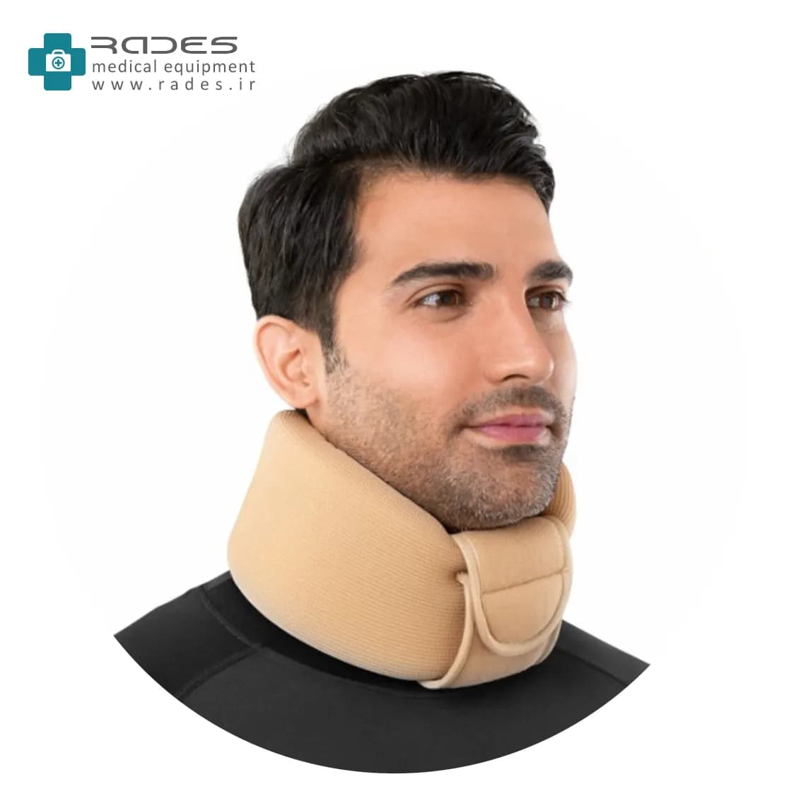گردنبند طبی نرم قابل تنظیم سماطب 1023 — تصویر ۲
