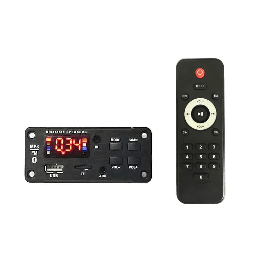 پنل فلش خور بلوتوث دار با قابلیت ضبط صدا و ریموت بزرگ مدل JK-6893C — تصویر ۵