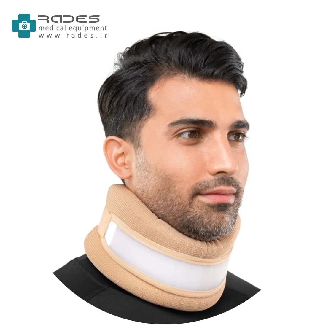 گردنبند طبی اسفنجی نیمه سخت سماطب 1021
