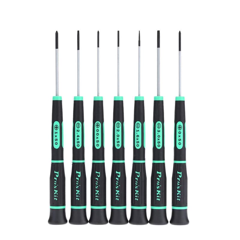 ست 7 عددی پیچ گوشتی ساعتی پروسکیت ProsKit SD-081A — تصویر ۱۰