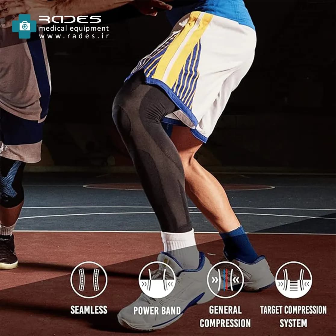 زانوبند ال پی LP SUPPORT Knee strap 272 — تصویر ۱۲