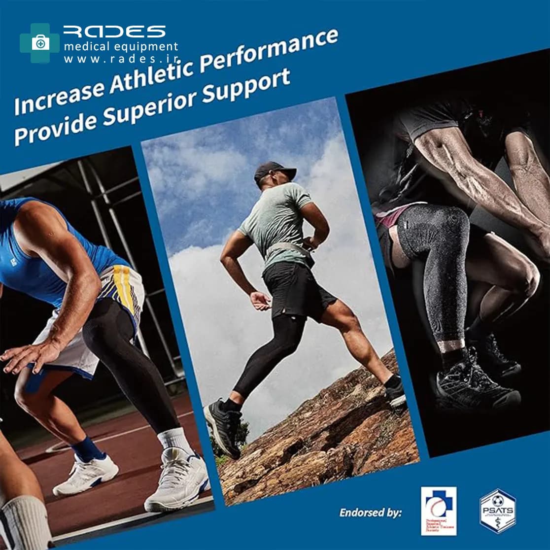 زانوبند ال پی LP SUPPORT Knee strap 272 — تصویر ۹