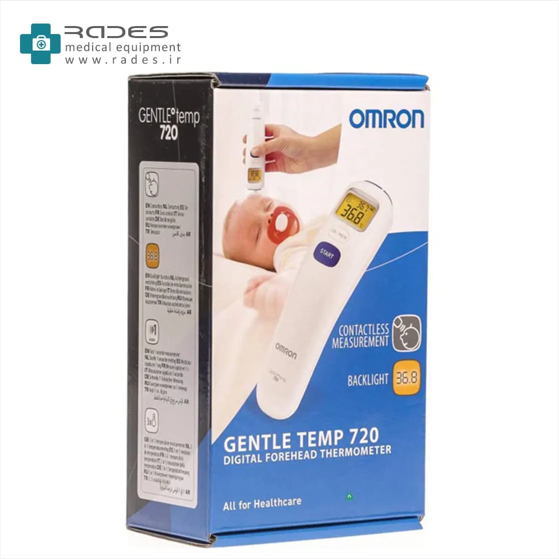 تب سنج دیجیتال امرن Omron Gentle Temp 720 — تصویر ۱۰