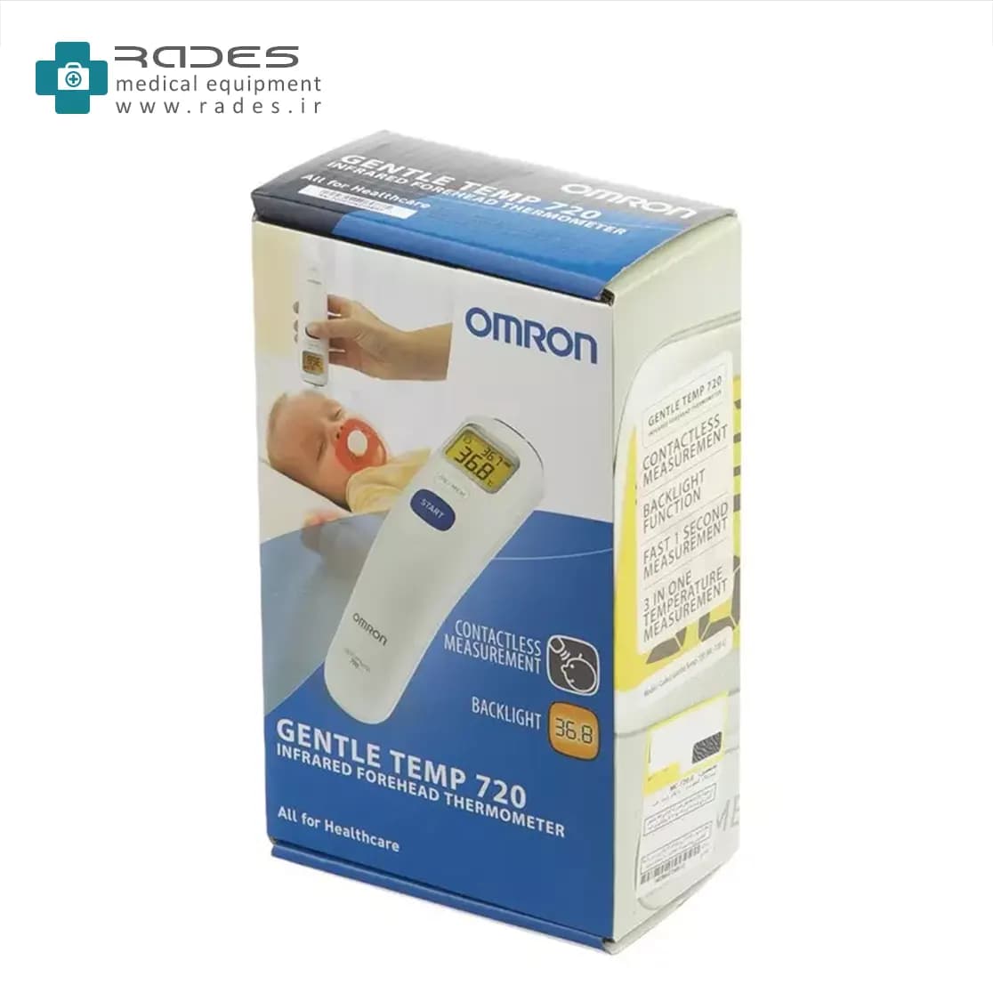 تب سنج دیجیتال امرن Omron Gentle Temp 720 — تصویر ۷