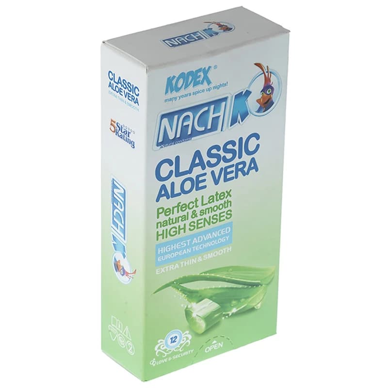 کاندوم کدکس مدل Classic Aloe Vera بسته 12 عددی — تصویر ۵
