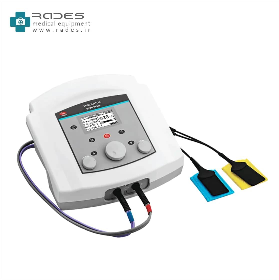دستگاه فیزیوتراپی نوین استیمولاتور دو کاناله Stimulator 710P PLUS – ارسال فوری – سراسر کشور