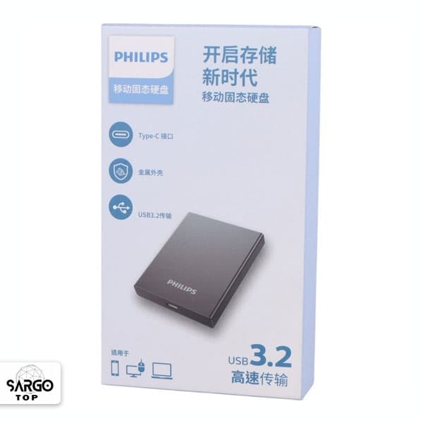 SSD اکسترنال فیلیپس مدل FM51PS051S ظرفیت 512 گیگابایت — تصویر ۲