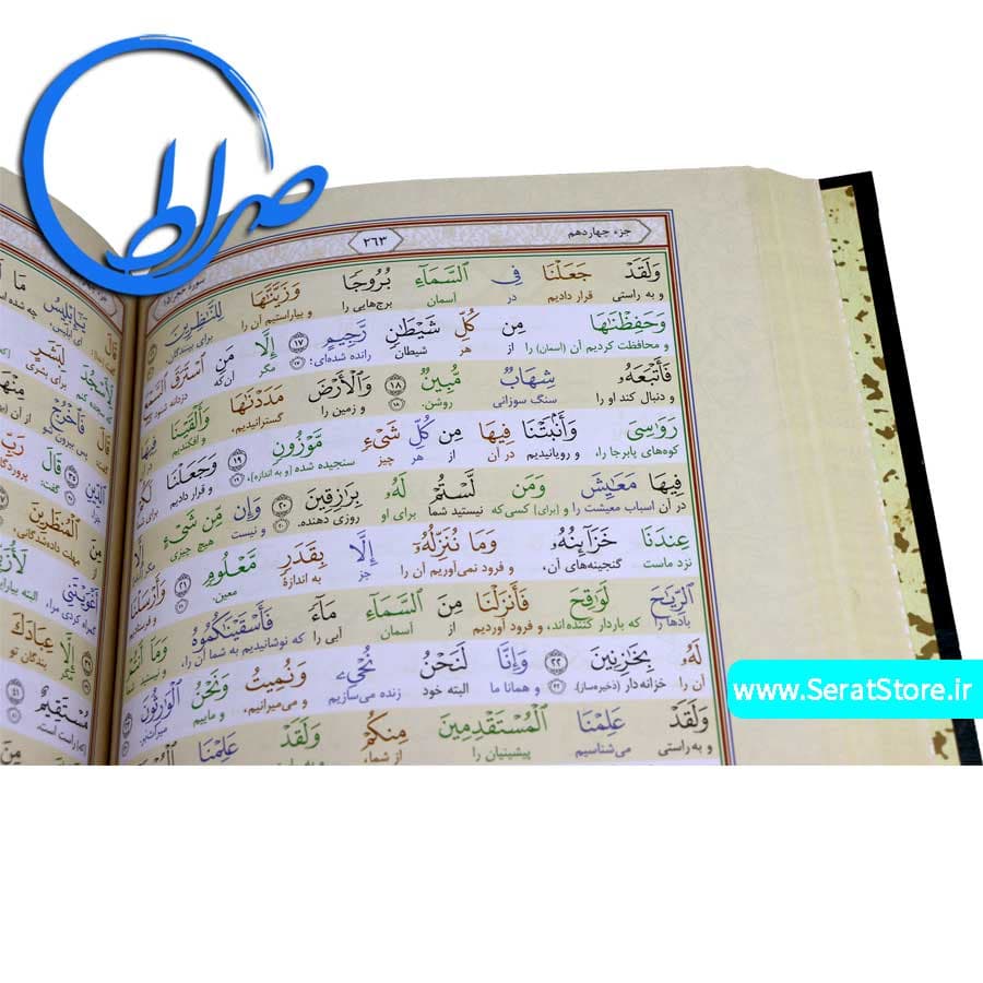 قرآن با ترجمه تحت اللفظی — تصویر ۳