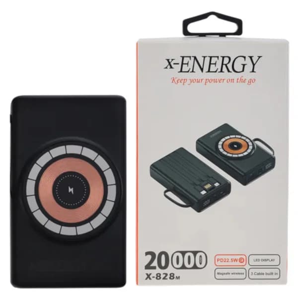 پاوربانک ایکس انرژی مدل X-828M 22.5W ظرفیت 20000 میلی آمپر ساعت — تصویر ۱۰
