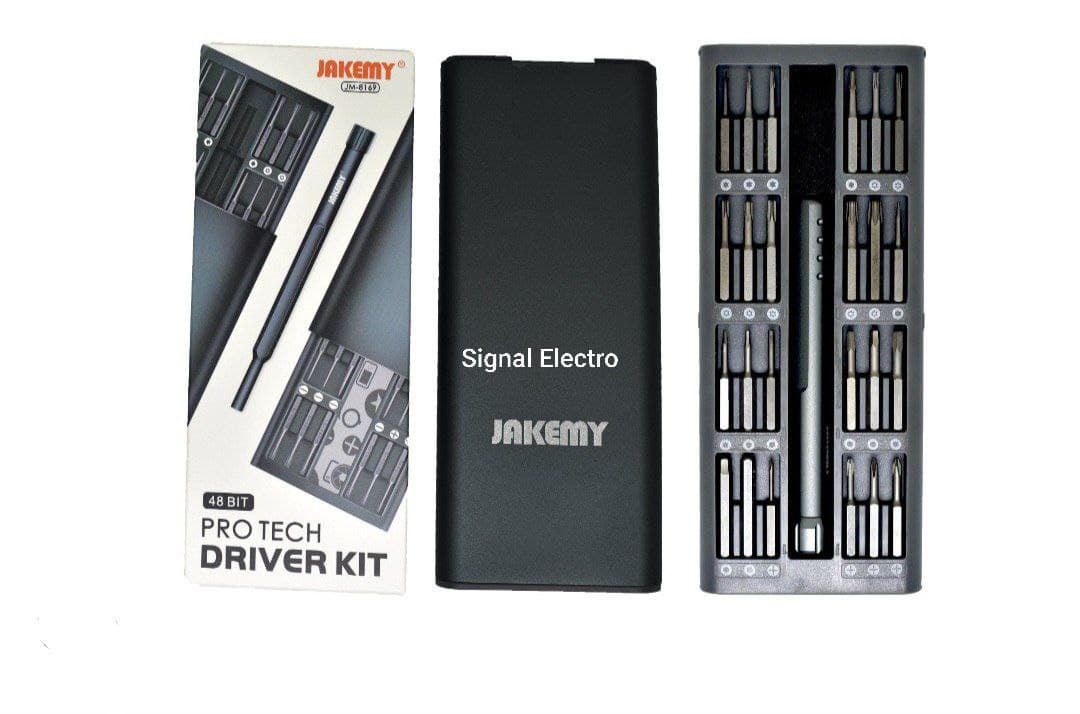 ست پیچ گوشتی 48 عددی جاکمی مدل JAKEMY JM-8169 — تصویر ۷