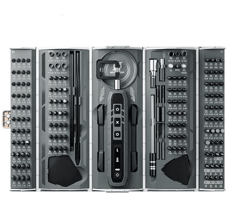 ست پیچ گوشتی شارژی 180 عددی جاکمی مدل JAKEMY JM-8193 — تصویر ۹
