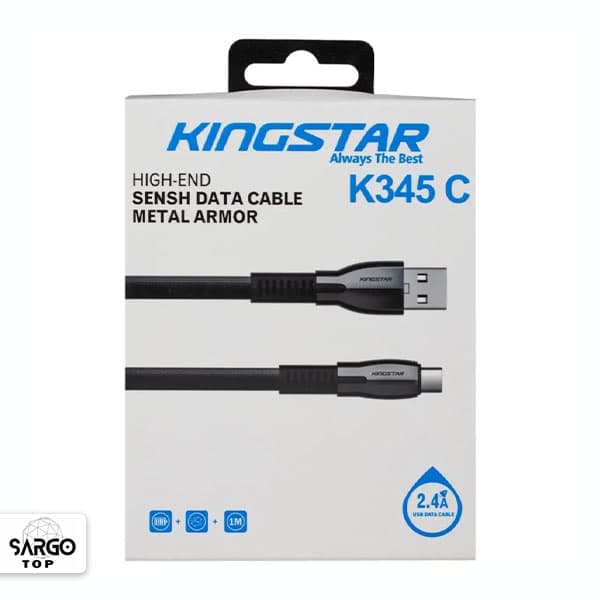 کابل شارژ Type c کینگ استار 1 متری مدل k345c — تصویر ۶