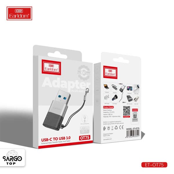 مبدل USB-C به USB3 ارلدام مدل OT75 — تصویر ۲