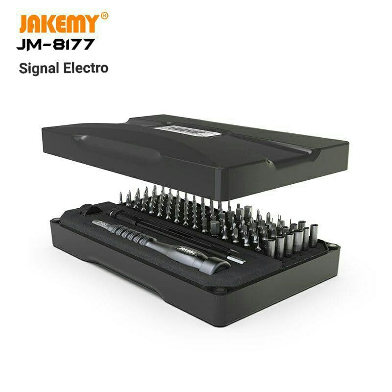 ست پیچ گوشتی 106 عددی جاکمی مدل JAKEMY JM-8177 — تصویر ۸
