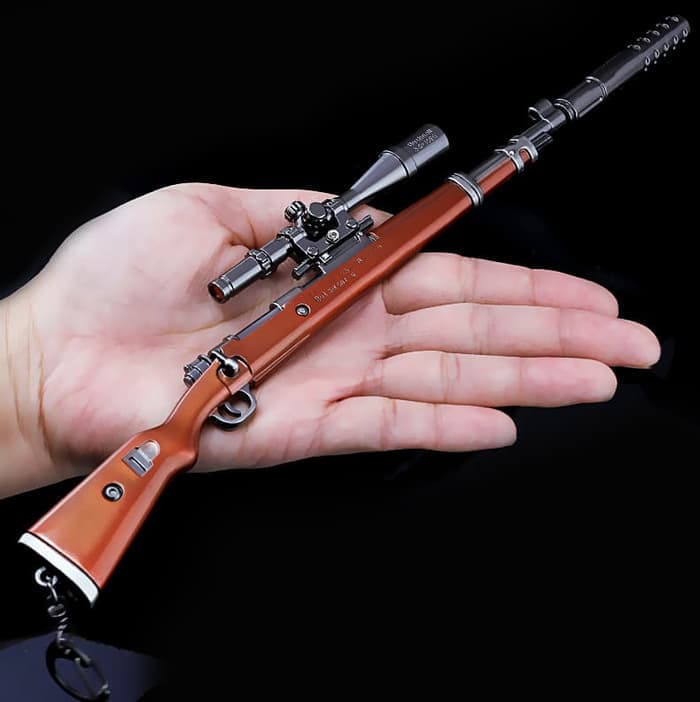 اسلحه فلزی KAR98 بازی PUBG سایز 17 سانتی متری ►