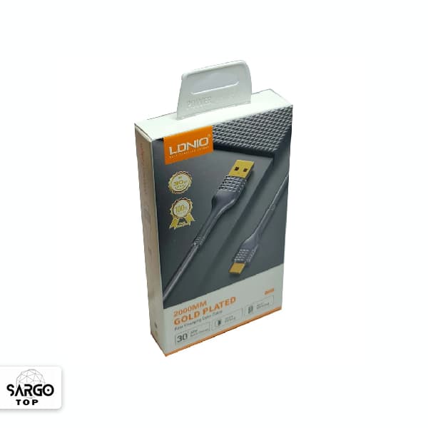کابل 2 متر 30 وات تایپ سی LDNIO مدل LS-652 C — تصویر ۲