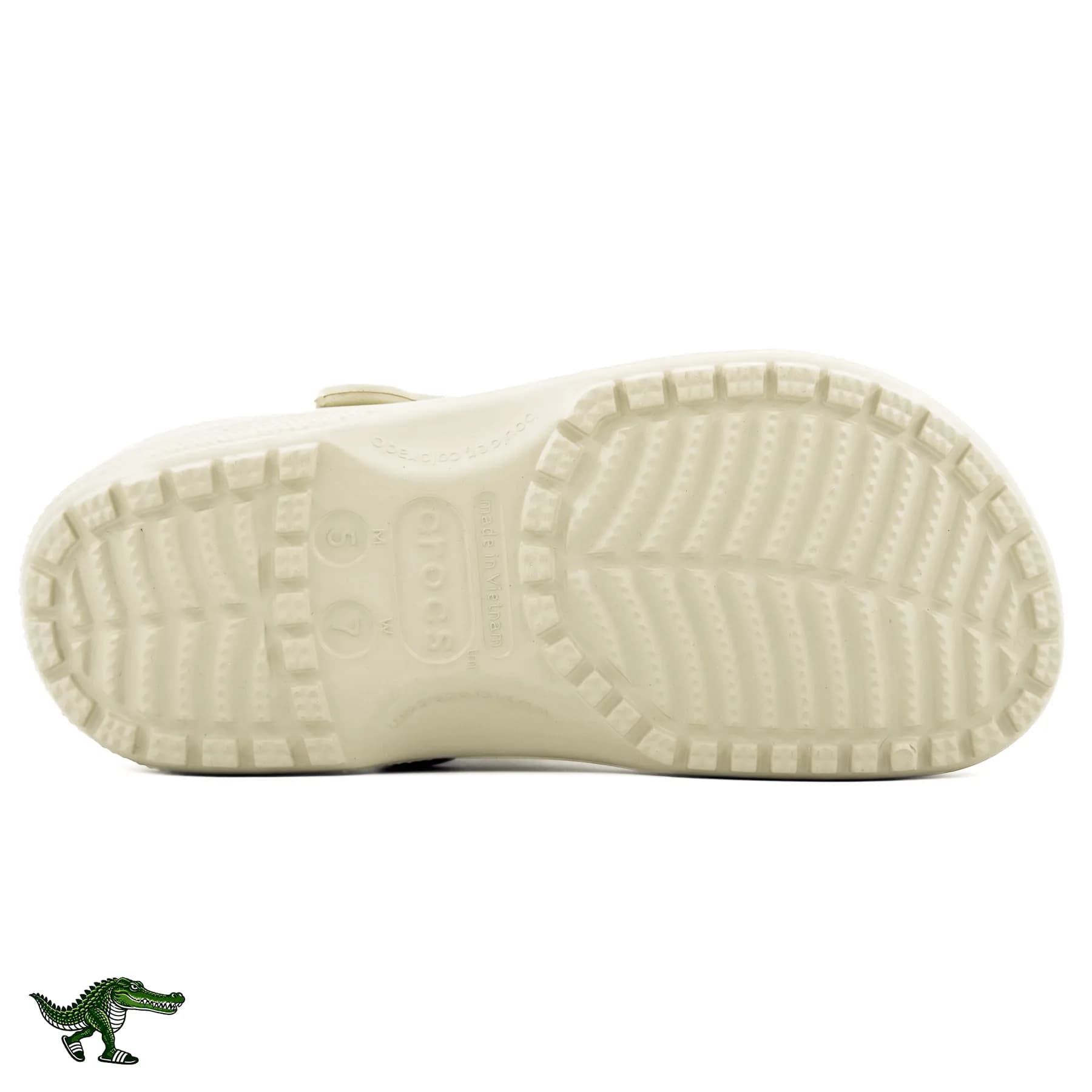 کراکس کلاسیک کرم استخوانی | Crocs Classic Clog — تصویر ۴