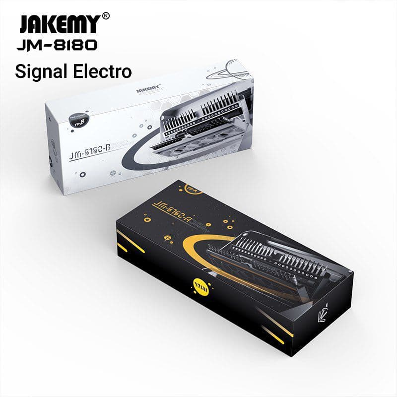 ست پیچ گوشتی 47 عددی جاکمی مدل JAKEMY JM-8180 A/B — تصویر ۵