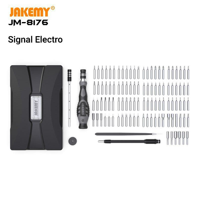 ست پیچ گوشتی 106 عددی جاکمی مدل JAKEMY JM-8176 — تصویر ۷