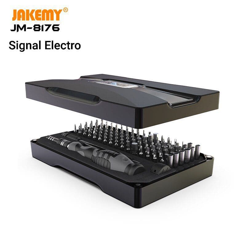 ست پیچ گوشتی 106 عددی جاکمی مدل JAKEMY JM-8176 — تصویر ۴