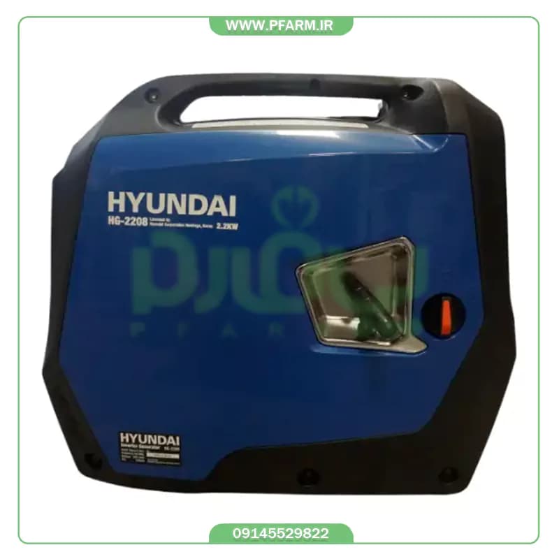 موتور برق بنزینی سایلنت هیوندای 2.2 کیلووات مدل HG-2208