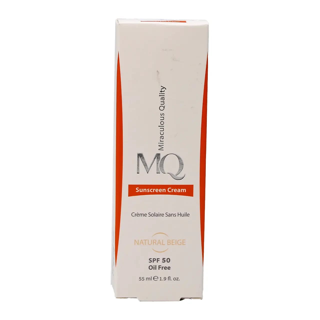 کرم ضد آفتاب فاقد چربی SPF50 بژ طبیعی ام کیو — تصویر ۸