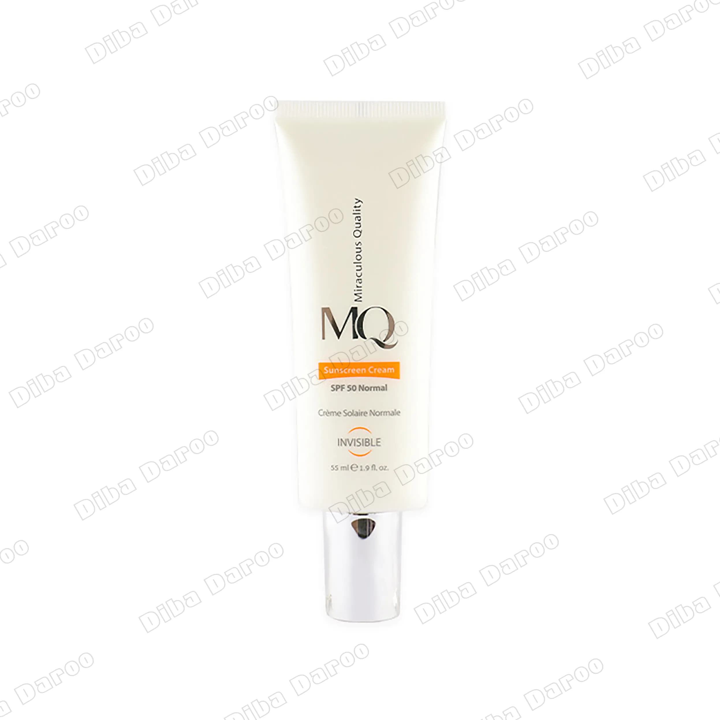 کرم ضد آفتاب نرمال SPF50 بی‌رنگ ام کیو — تصویر ۵