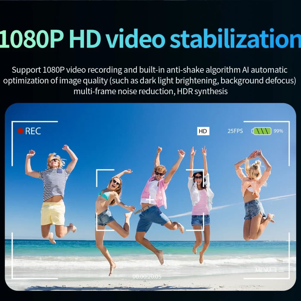 عینک هوشمند دوربین‌دار CY01 | عینک AI با دوربین Full HD، بلوتوث 5.3 و ChatGPT — تصویر ۴