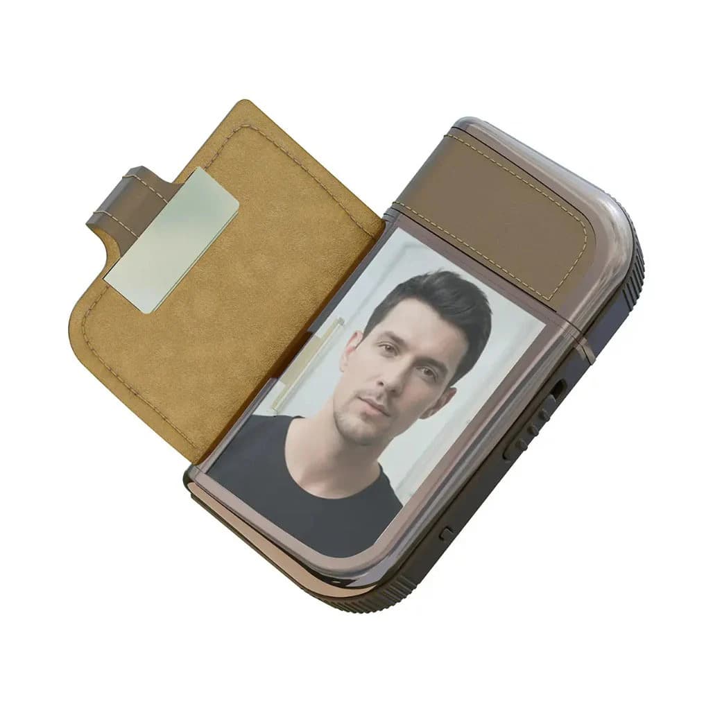 شیور همراه پرودو مدل Porodo Clavis PDV3BR | ماشین اصلاح شارژی جیبی با آینه داخلی — تصویر ۴