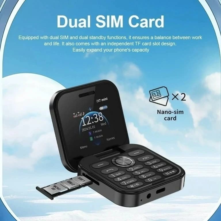 گوشی تاشو سرو مدل i17 mini + رجیستر قانونی — تصویر ۷