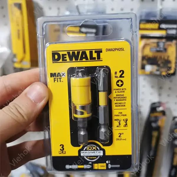 ست سری پیچ‌گوشتی ضربه‌ای دیوالت مدل DWA2PH2SL — تصویر ۷