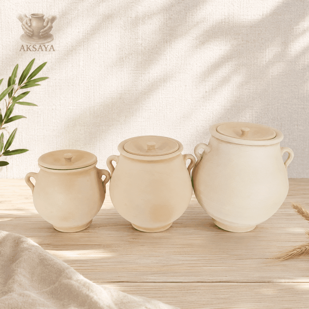 دیزی ماستی سفالی خام (سایز متوسط) — تصویر ۲