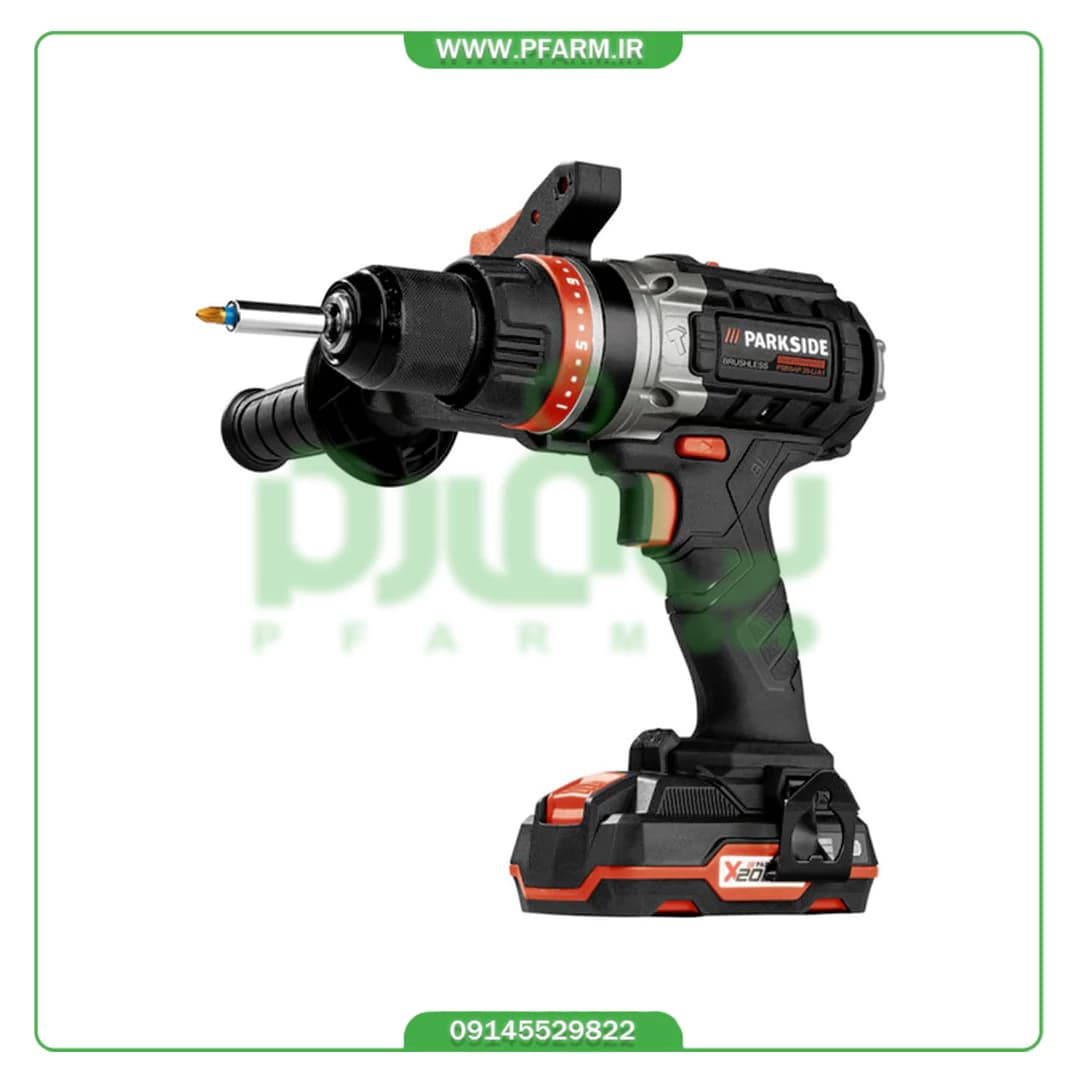 دریل شارژی چکشی پارکساید مدل PSBSAP 20-Li A1 — تصویر ۱۰