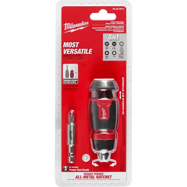 پیچ گوشتی چند کاره میلواکی مدل Milwaukee 48-22-2913 — تصویر ۸