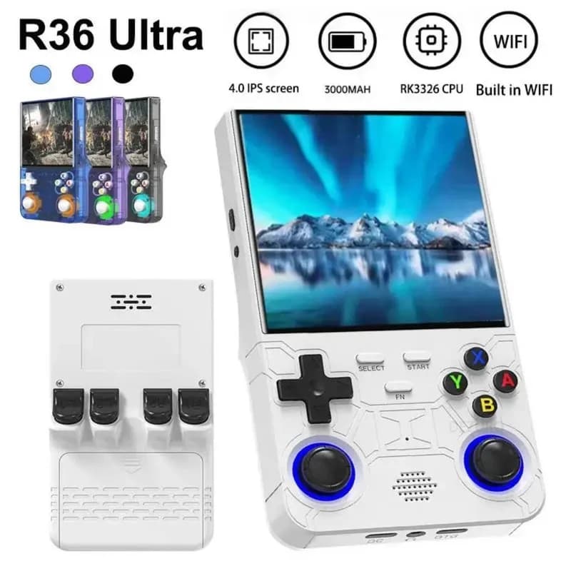 کنسول بازی پرتابل مدل R36 ULTRA + بازی‌های گلچین — تصویر ۸